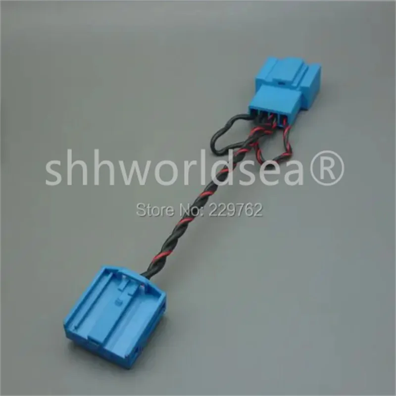 Shhworldsea Auto woofer horn connector plug , 1719093-3 Car Speaker plug cable,Auto Bass plug Car electric connector for BMW