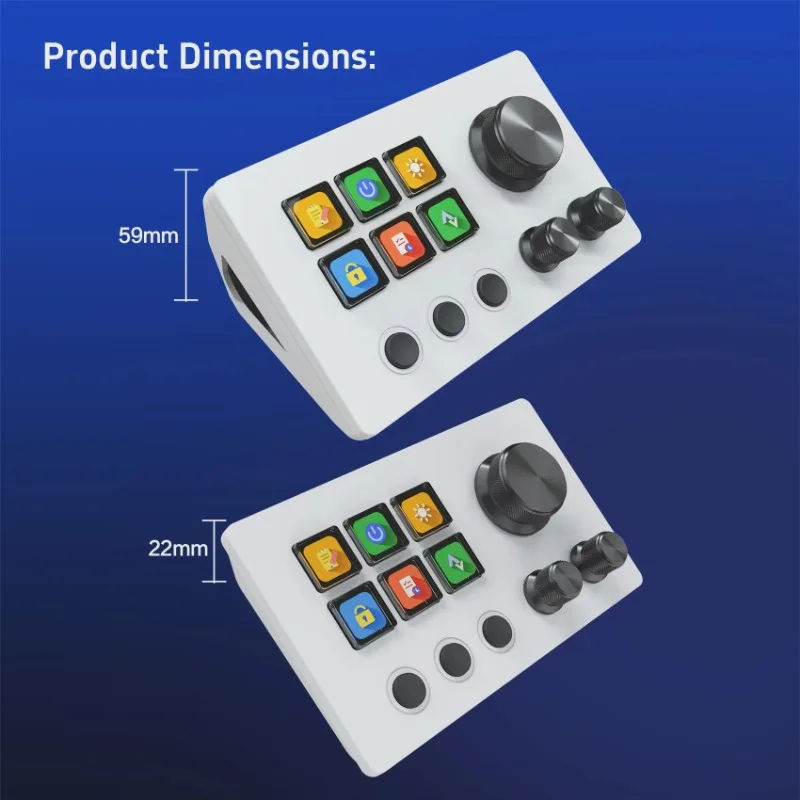 

MiraBox N3 6 LCD Color Screen Keys 3 Physical Buttons OBS Custom Software Plugin Ecosystem Windows 10 64-bit+/macOS 10.15+