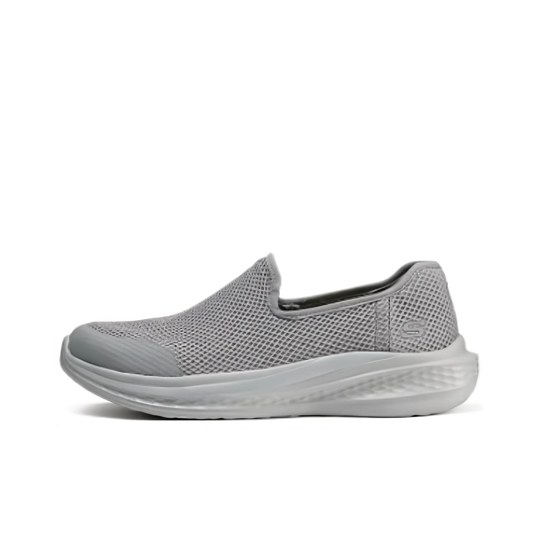 Skechers Mesh, Textile Comfortable And Lightweight Low top Casual Shoes Men's Gray 210943-GRY