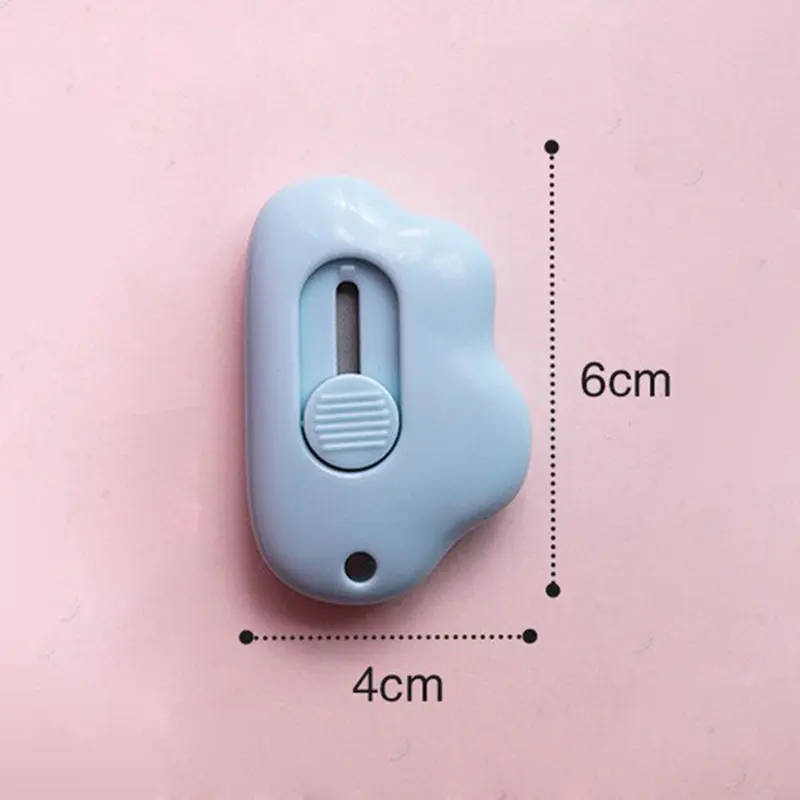 Coltello multiuso portatile Kawaii Clouds Unpack Express Unboxing Artefatto Studente Scuola Apprendimento Forniture per ufficio