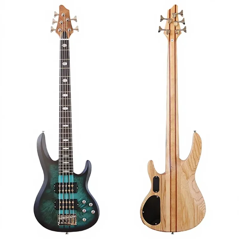 43-inch 5-string Conjoined Electric Bass Tree Pomegranate