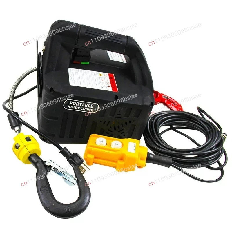Portable Micro Traction Electric Hoist 110V230v Small Crane Hoist Small Wire Rope Electric Hoist