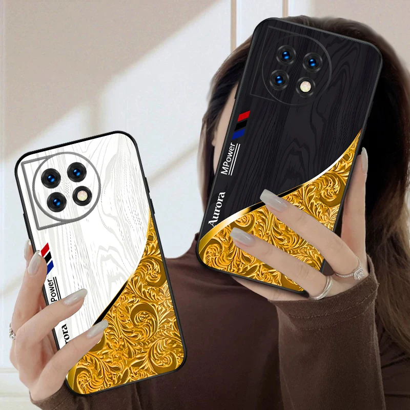 

Golden Flower Blue For OnePlus 8 9 11 12 13 10 Pro 9RT 8T 12R Ace 3 5 2V Nord CE 2 4 Lite N20 SE 30 200 silicone soft phone case