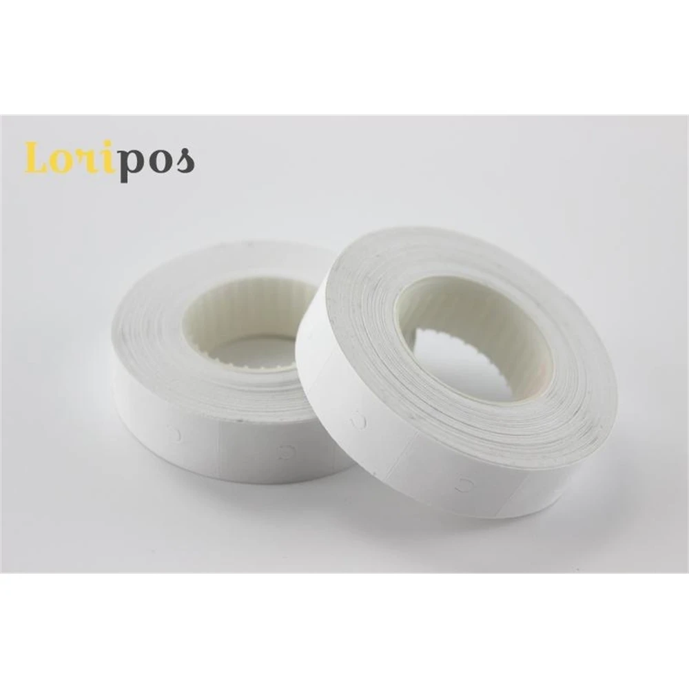 Double-line Pricing Gun White Label Refills 23x16mm Two Lines Labeller Price Labeler #6600 Shop Tag Sticker Roll Paper Labels