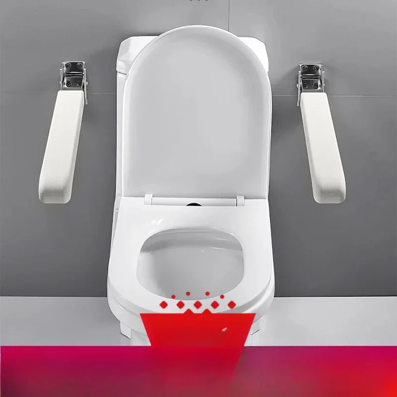 Toilet Shower Handle Grab Bars Bath Safety Folding Bathroom Elderly Shower Support Disable Taburete Plegable Disability Products
