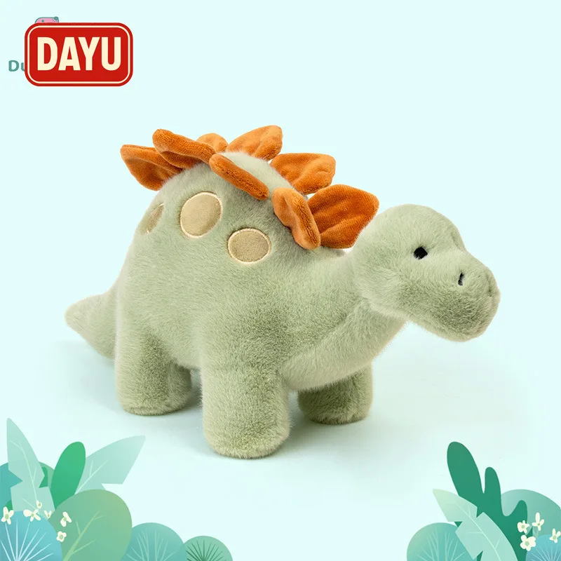 Stegosaurus Dinosaur Plushie with Back Plate Design Stuffed Animal Doll Cute Bedroom Decor Gift for Children All Ages