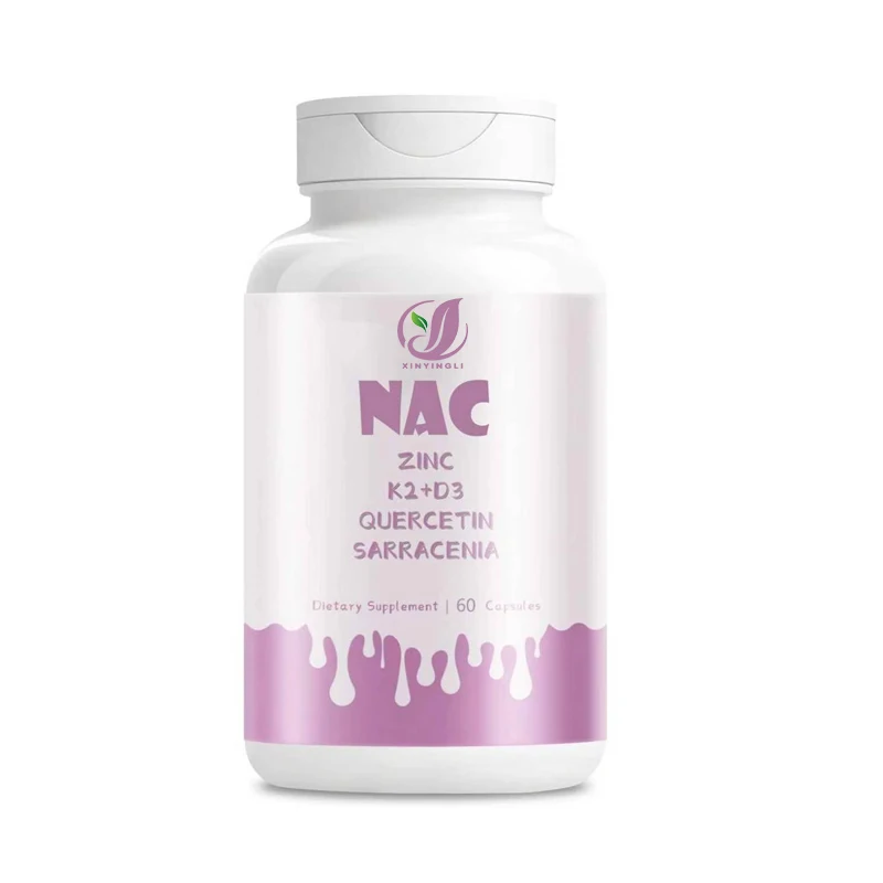 Quercetin 500mg Capsules Zinc Capsules Vitamin D3 K2 Nac Supplements -60 Capsules