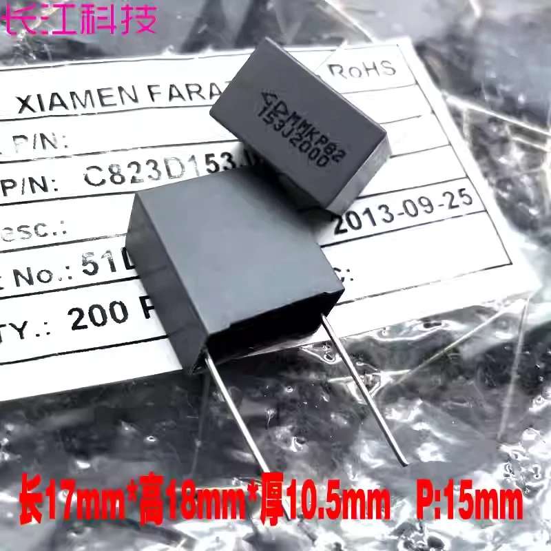 FARA Xiamen Farah MKP82 153 15nf 0.015uf 2000v 2kv safety film capacitor