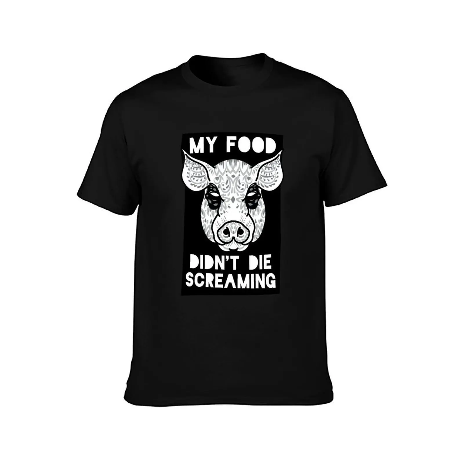 My food didn't die screaming T-Shirt Christmas Casual Tee Shirt T-Shirt