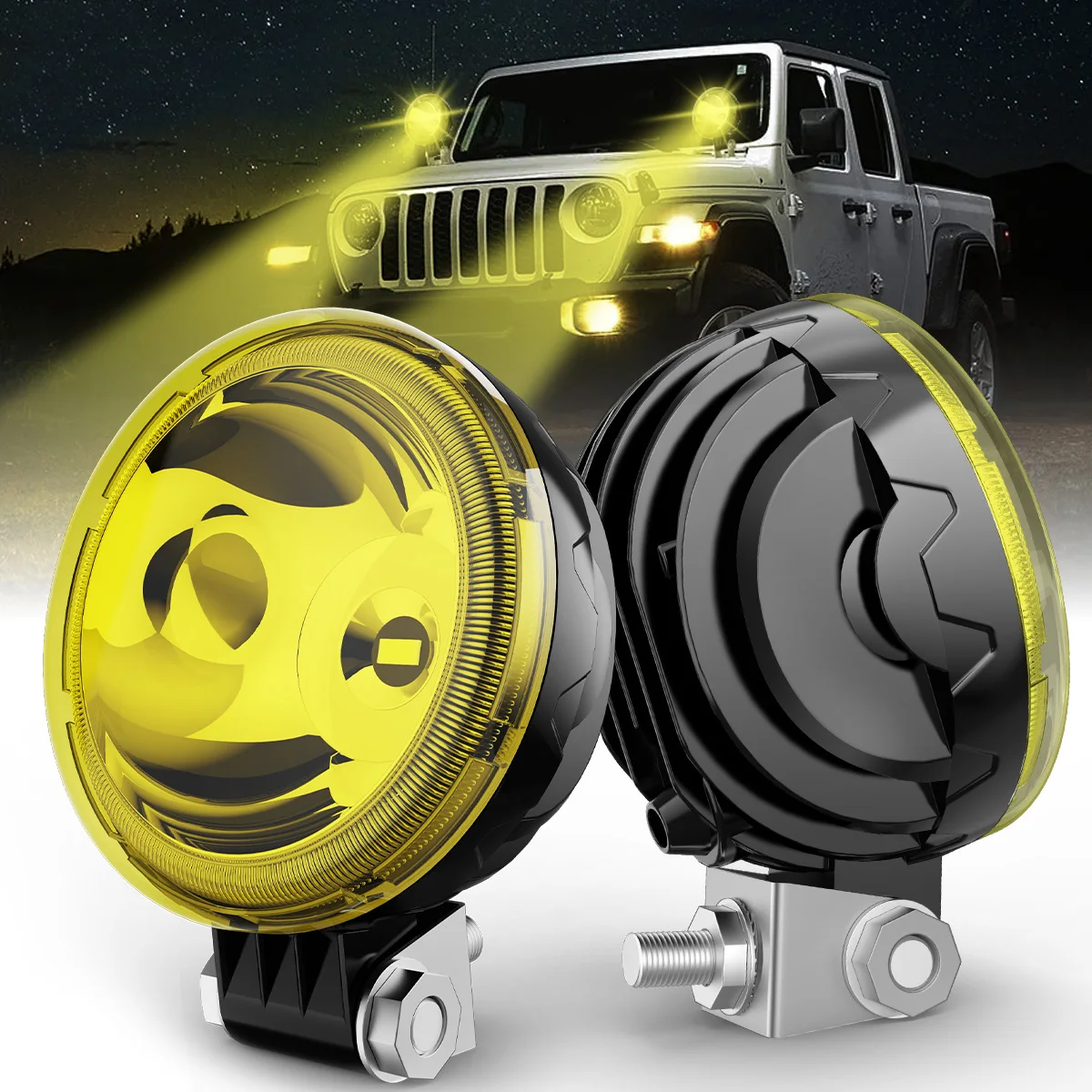 

2pcs 3inch LED Bar Offroad 12V 24V Spotlight Pods LED Work Light Bar for Trucks ATV 4X4 UTV SUV Boat Car Driving LED Headlights