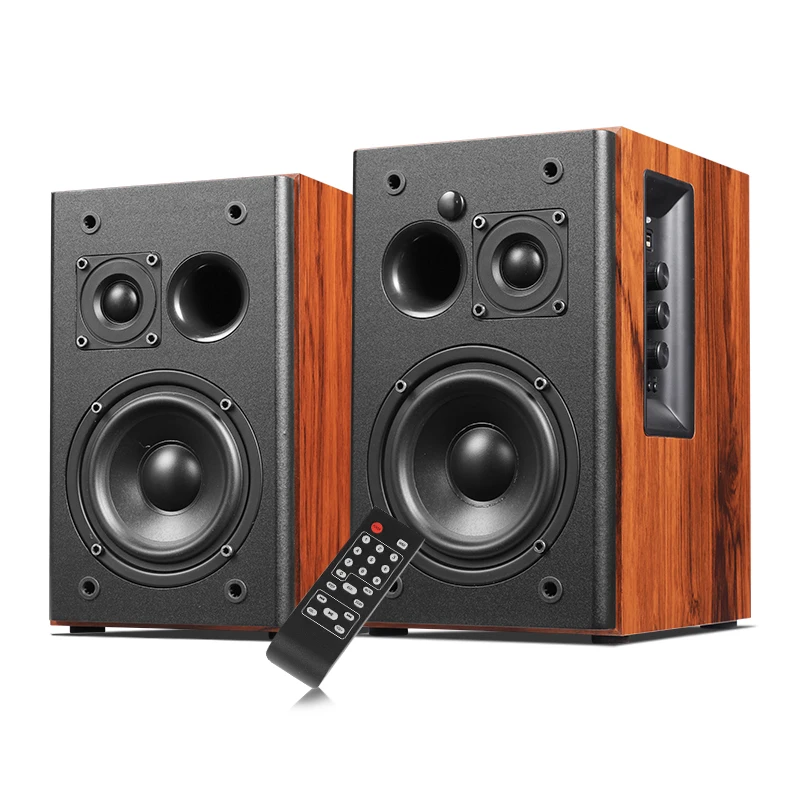 

Home 2.0 Active Hi-Fi Bookshelf Speakers Living Room Stereo Sound Speaker System With USB, AUX , BT , Function