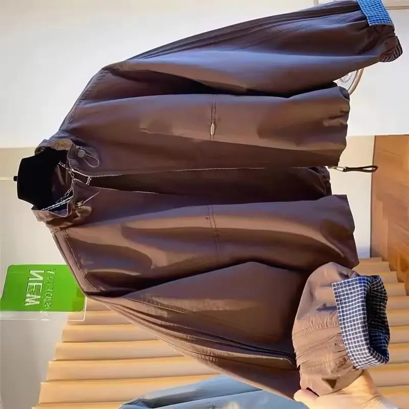 

Spring Autumn Fashion Trench Coat Women's Chic Loose Casual Collar Short Coat Women's Long Sleeve Windbreaker Ladies Outerwear