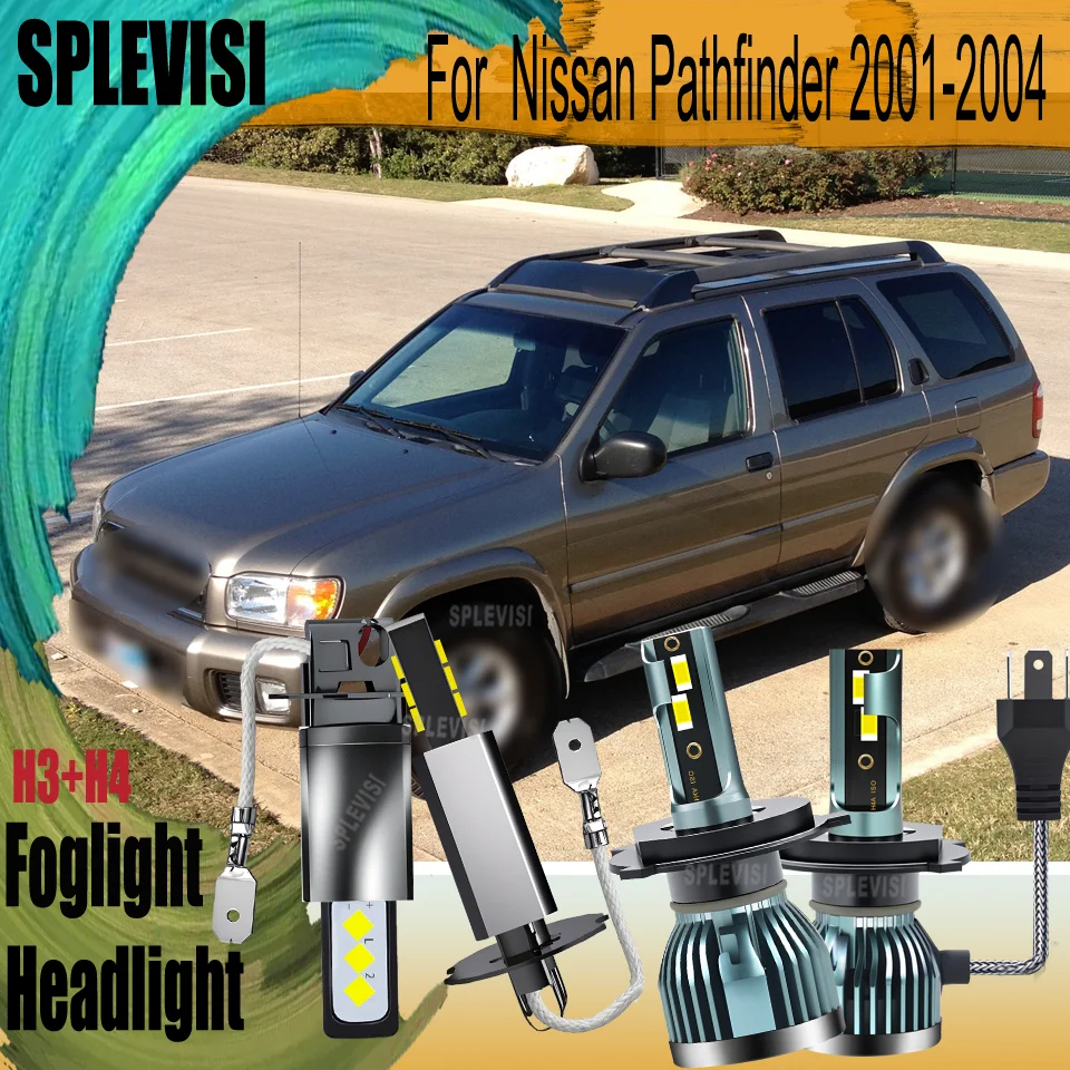 

LED High Performance 9003 H4 H3 Headlight Fog Light Long - Lasting for Safe Driving For Nissan Pathfinder 2001 2002 2003 2004