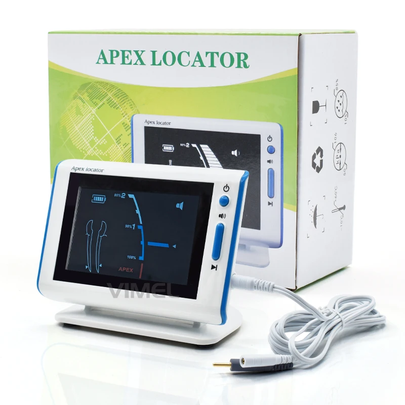 den tal Apex Locator Endodontic Apical Locator Endo den tistry Equipment LCD Screen Dentist Root Canal Length Measuring Instrume