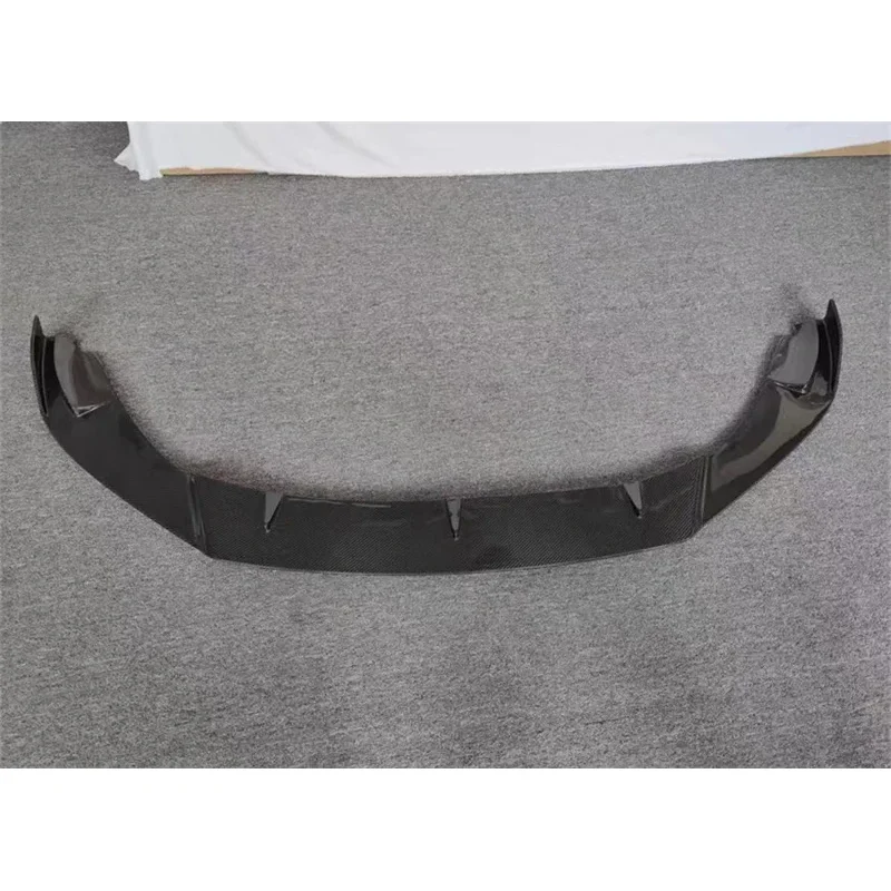 

Real Carbon Fiber Front Bumper Lip Spoiler Kit Fit For 2013-2017