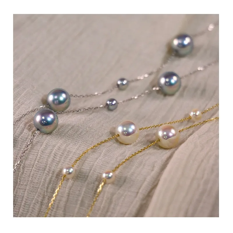 

Design Sense Tassel Clavicle Chain Light Luxury Personality Style Ladies Premium Sense Pearl Necklace