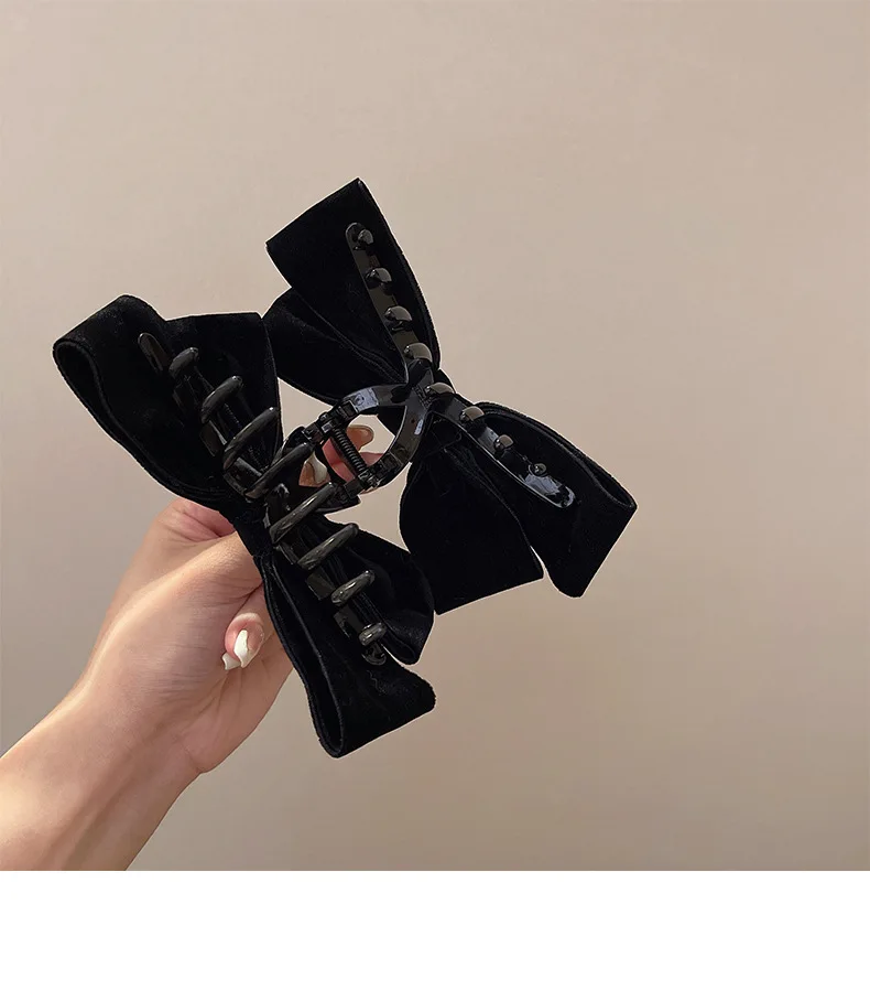 Large Bow Hair Claw Nonslip Hair Jaw Strong Hold Clamps Fashion Hair Accessories for Women and Girls image 3