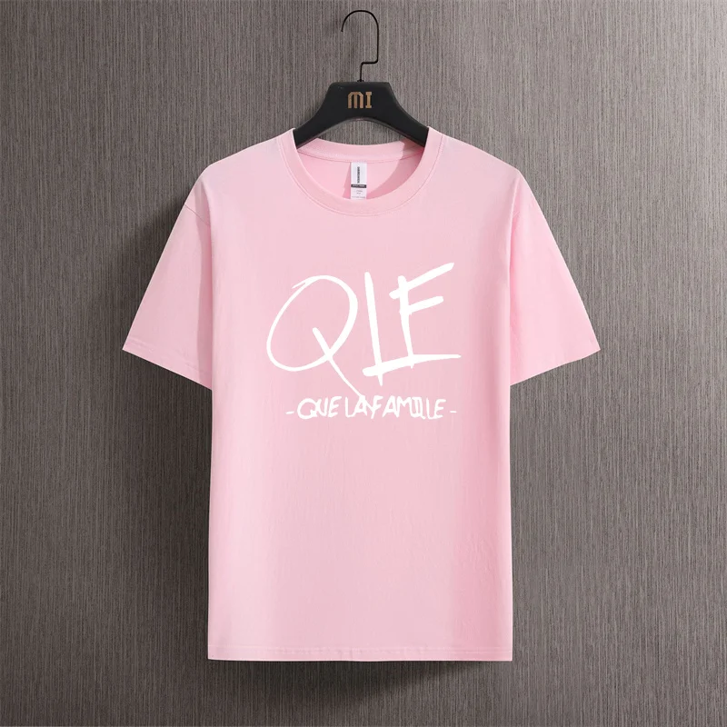 

Man Cotton T Shirt Personnalise Chanteur Qlf Que La Famille Chanson Musique N007 Printed T-shirt Woman Vintage Shirts