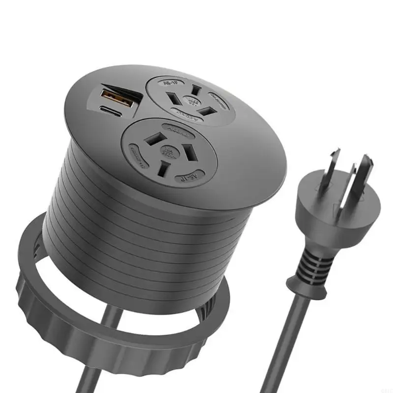 

Q81C Uprgades Desk Power Outlet workstations Recessed Power for Modern Workspaces