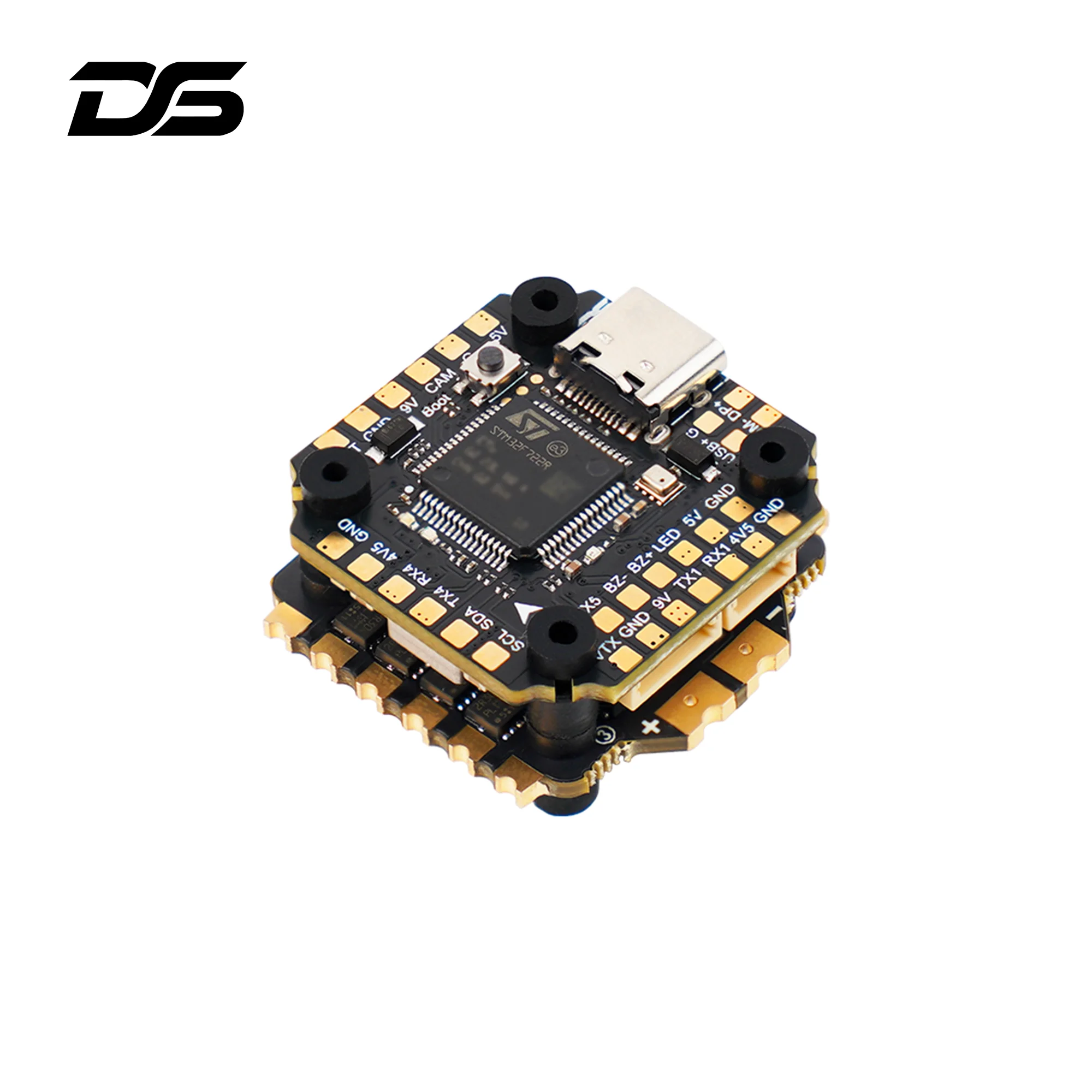 DeepSpace TALOS MiniF722 Stack 40A ESC 3-6S 32bit brushless speed Flight Controller Suitable for FPV Freestyle Racing Drone