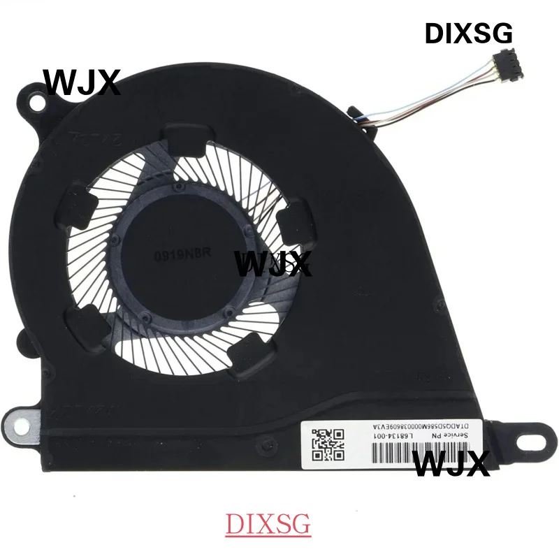 New CPU Cooling Fan for HP 15-DY 15s-FQ 14-DQ 14S-DQ 15-EF L68134-001