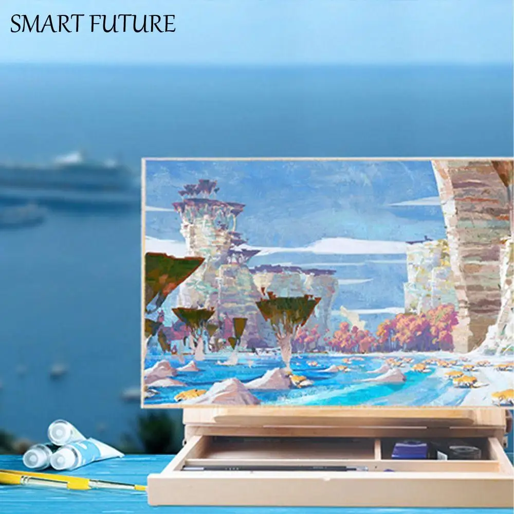 beech-wood-portable-wooden-table-easel-multifunction-adjustable-art-painting-easel-box-professional-folding-easel-desktop-use
