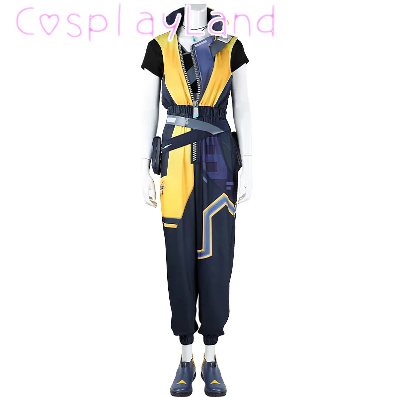 Game Valorant Waylay Cosplay Costume Men Jumpsuit Christmas Halloween Costumes Comic Con Cosplay Outfit Play Role Clothes