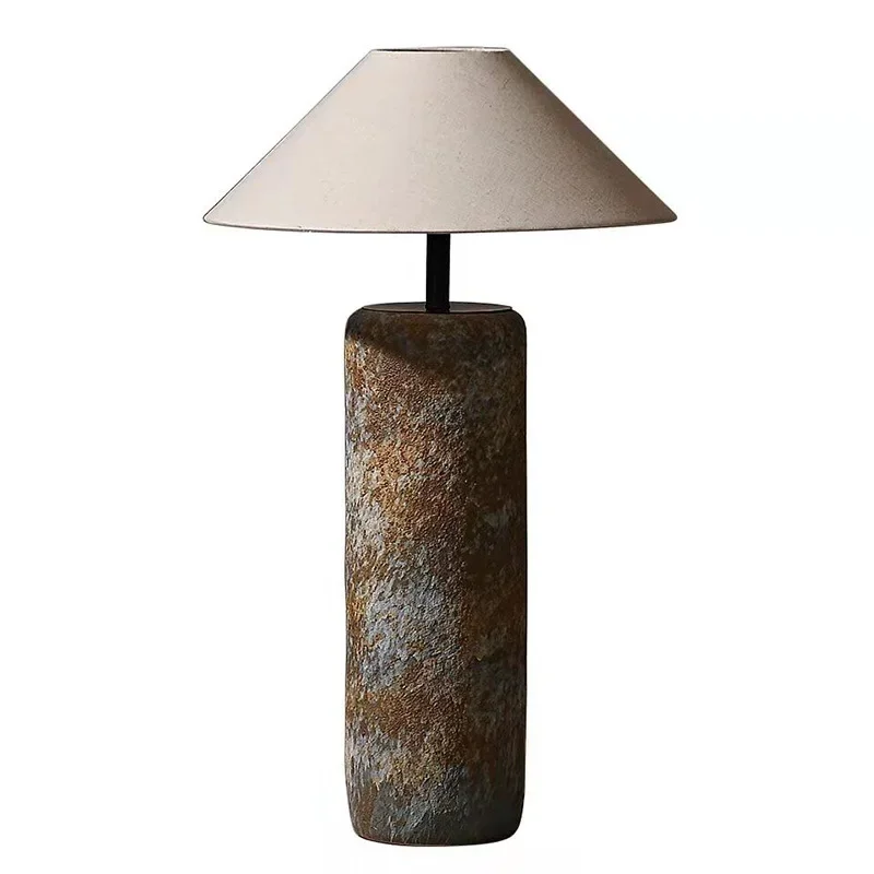 

Wabi Wind Floor Lamp Homestay Living Room Bedroom Pottery Pot Table Lamp Hotel Zen Decoration Designer Floor Lamp