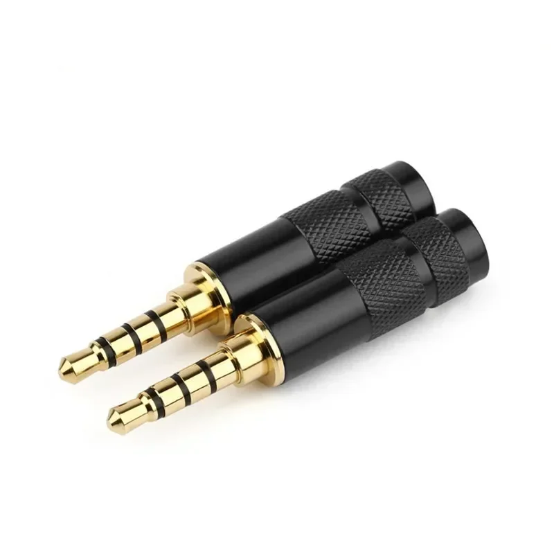 DIY 3.5mm gniazda wtyk Audio 3 4 bieguny Stereo 3.5 gniazdo słuchawkowe Terminal głośnikowy kabel do lutowania słuchawki hi-fi 5.8mm