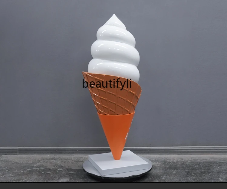 

Simulation Ice Cream Model Sculpture Customization Large Shopping Mall Art Display Decorations Decoration Outdoor Punch-in Photo