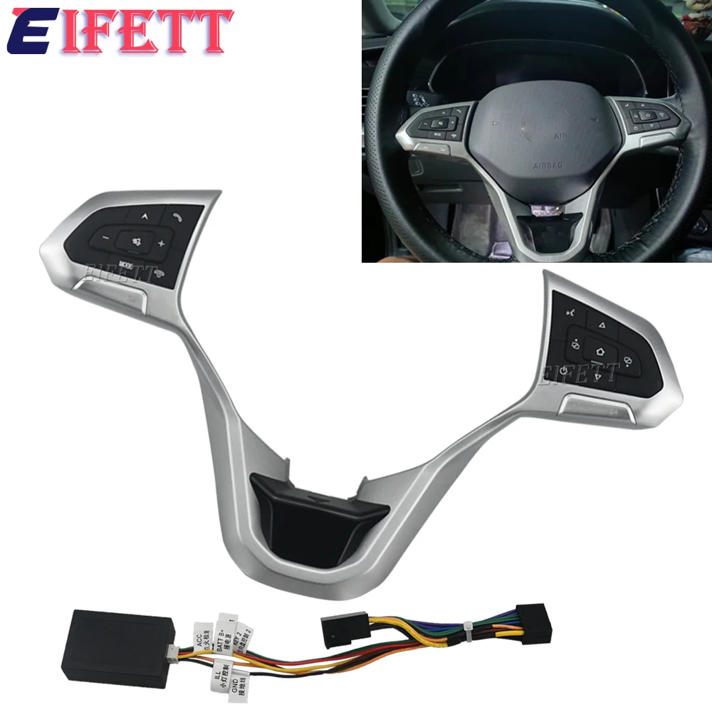 

Top Quality Double Backlight For VW Jetta Magotan Santana TACQUA Passat Steering Wheel Switch Volume Button Audio Switch Phone