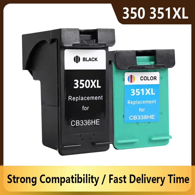 350XL 351XL Ink Cartridge Compatible For HP 350 351 hp350 D4200 D4260 D4263 D4360 J5730 J5780 J5785 J5790 J6410 J6413 Printer