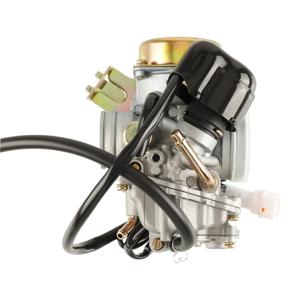 24,5 mm CVK24 Vergaser elektrische Drosselklappe für Keihin Yamaha RS100 GY6 100 cc 125 cc 150 cc 4-Takt-Roller ATV Dreiräder Dirt Carb