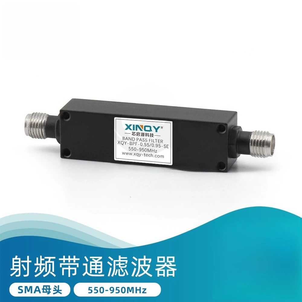 XINQY 50 Ohm BPF RF Bandpass Filter 0.55-0 SMA Female 550-950MHz