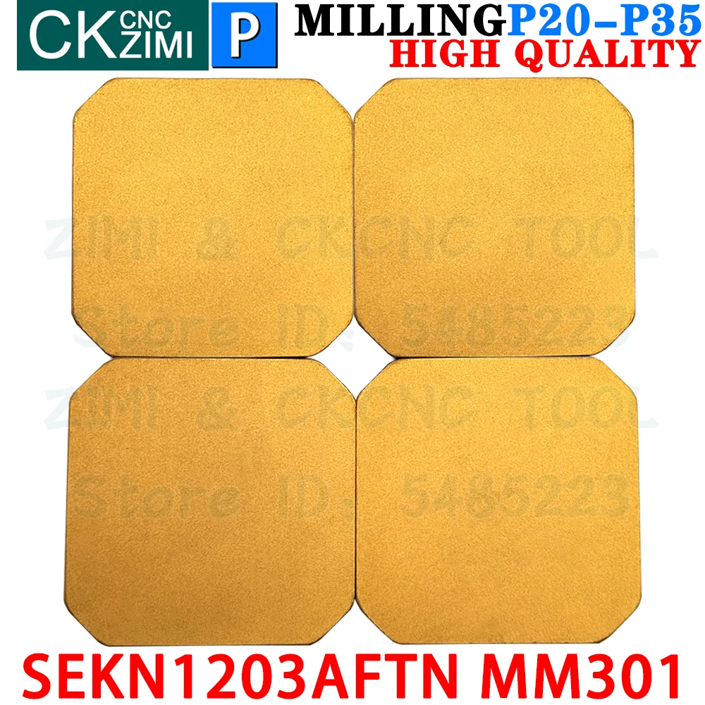 SEKN1203AFTN MM301 SEKN 1203 AFTN MM301 Carbide Insert Milling Inserts Tools CNC Metal Lathe Indexable Face Milling Insert Tools