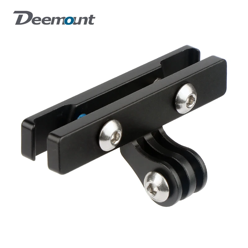 

Deemount Bicycle Saddle Rail Mount Adaptor Rear Light Bracket MTB Bike Seatpost Base Holder Fits Gopro Sports Camera Tail Lamp