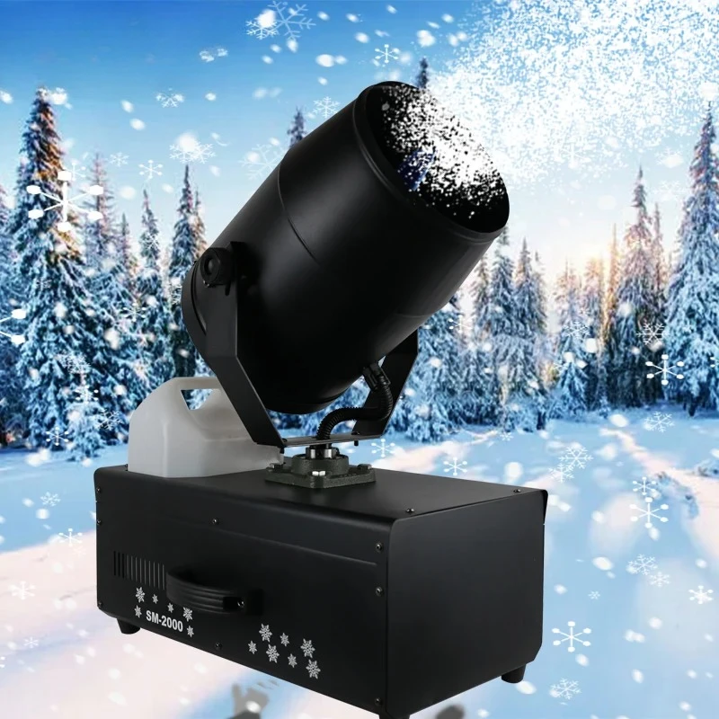 

2000 Вт снежинка Snow Machine Flightcase DMX512 Control Snow Maker Machine Satge оборудование со спецэффектами для свадебной вечеринки