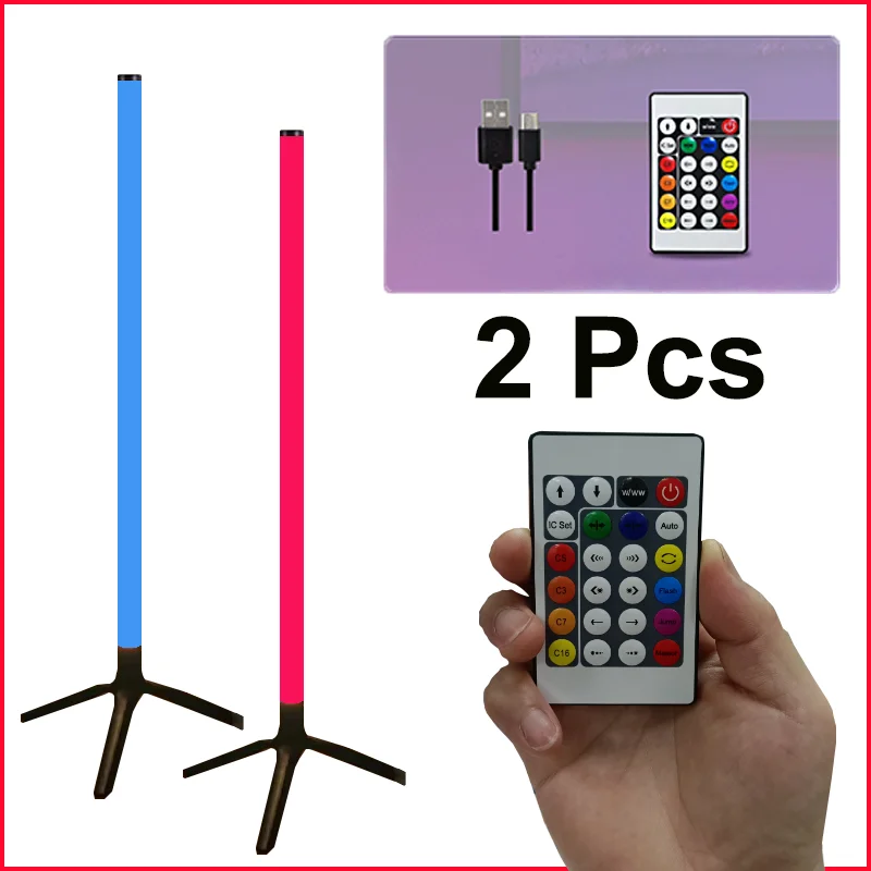 

RGB IC Floor Lamp LED Corner Floor Lamp for Couple Couple Bedroom Ambient Lighting Bolivian Style Color Changing Dimmable Soft L