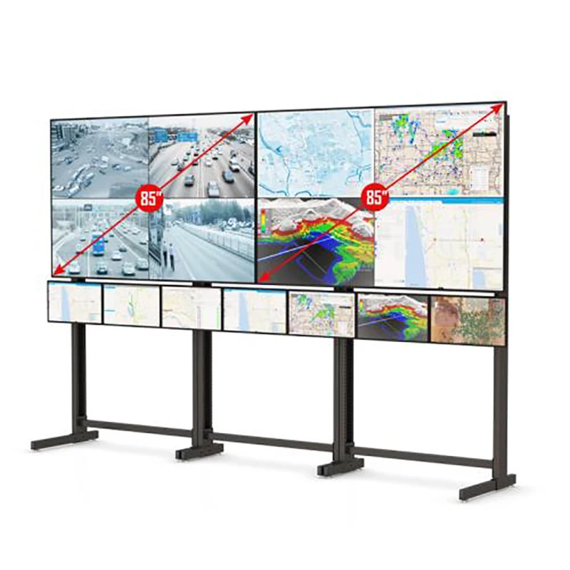 Kehua Fuwei حجم مخصص شاشة حامل معدني قابل للتعديل LCD المحمول المتاحة LED LCD شاشة تلفزيون التلفزيون حامل عربة التلفزيون #5