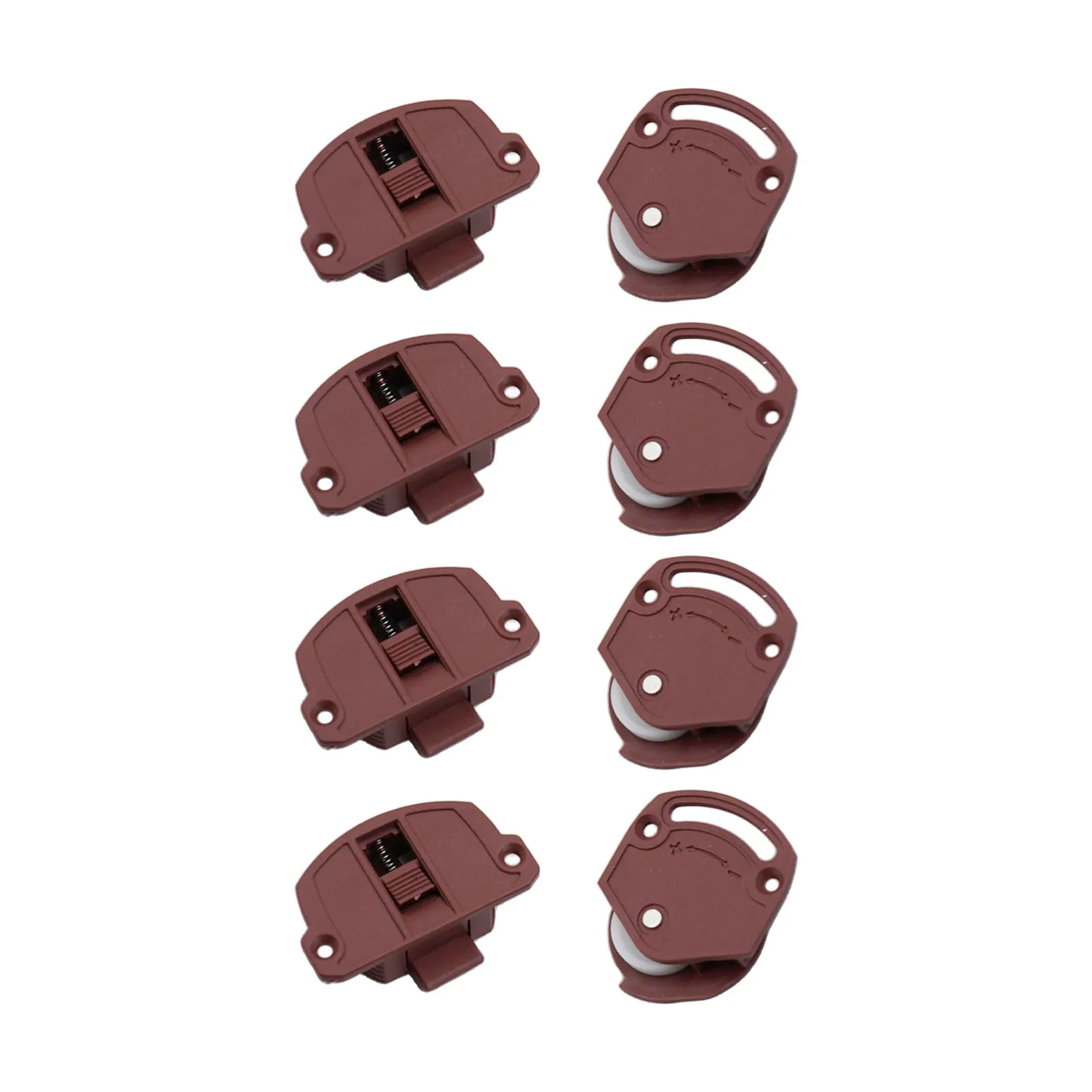 Door Roller Sliding Door Wheels Home Improvement Brown white Wheel Functional Sliding Components Long-lasting Performance