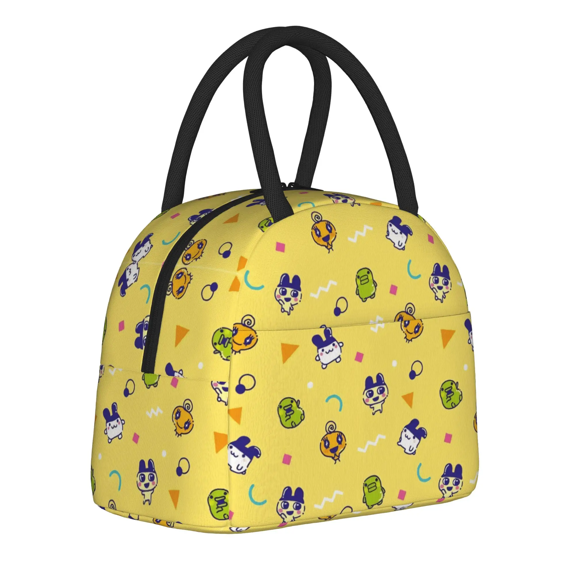 

Tamagotchis Cartoon Games Thermal Insulated Lunch Bags for Picnic Portable Food Bag Men Women Thermal Cooler Lunch Box