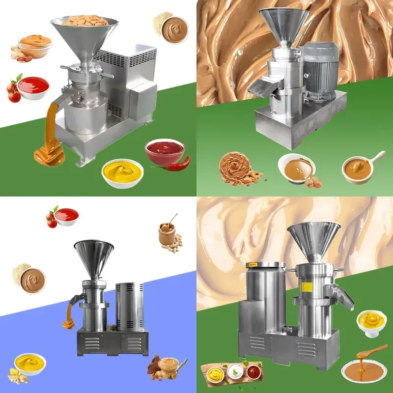 Industrial Peanut Butter Colloid Mill Almond Butter Grinding Production Equipment Almond Butter Colloid Machine