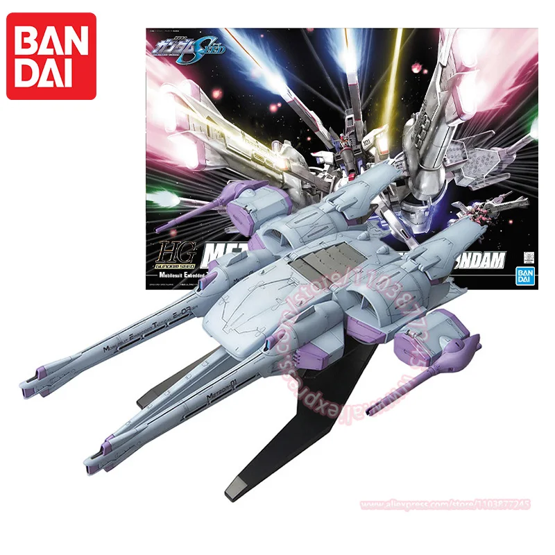 BANDAI HG 1/144 SEED METEOR UNIT+FREEDOM GUNDAM Action Figures Joints Movable Ornaments Decorative Peripheral Model Assembly