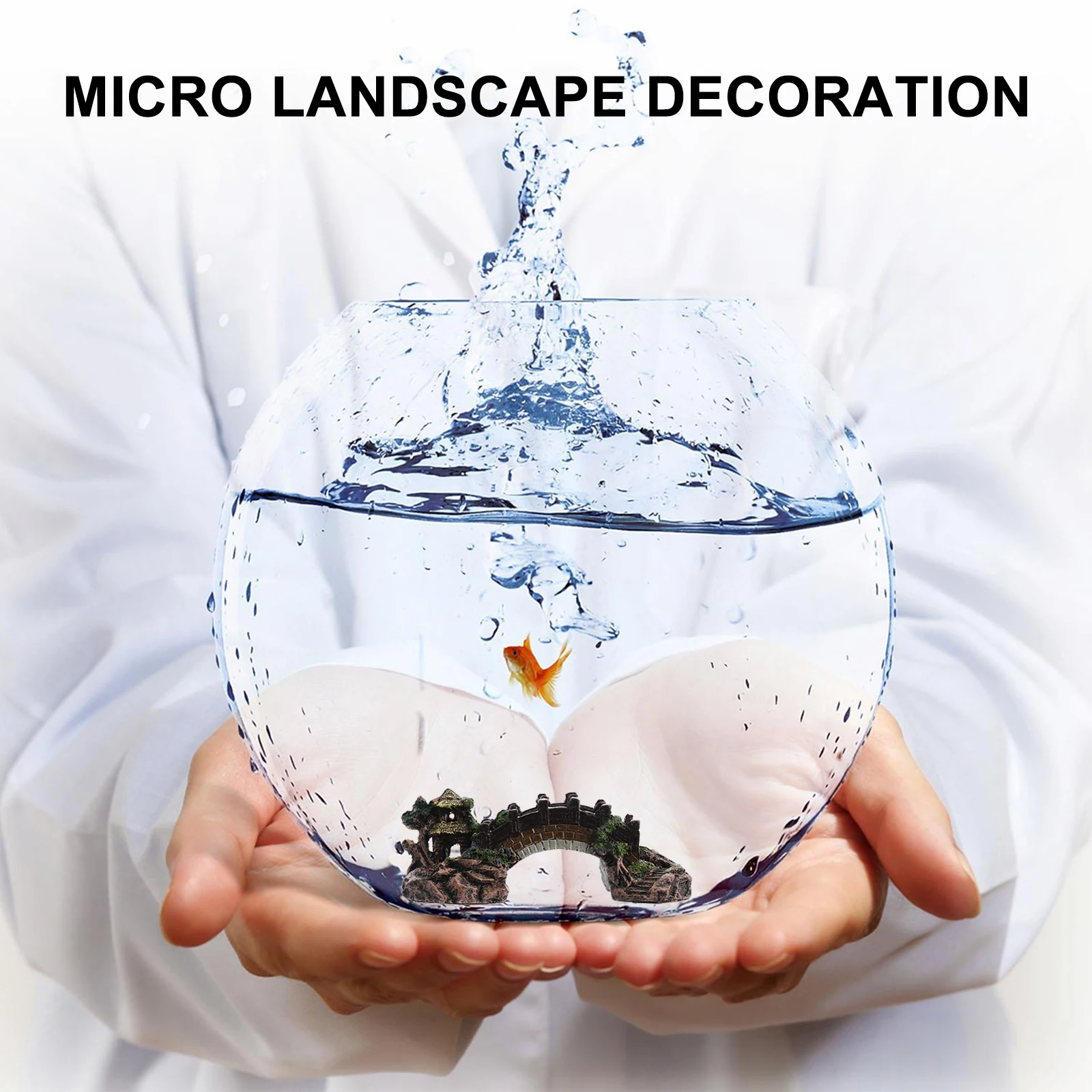 

2pcs Resin Rockery Aquarium Ornament Fish Tank Decoration Artificial Stone Cave Hiding Place Freshwater Saltwater Tanks