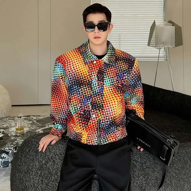 LUZHEN Trendy Personalized Camouflage Print Jackets American Loose Casual Clothing Spring Fashion Streetwear Men's Coats LZ4743