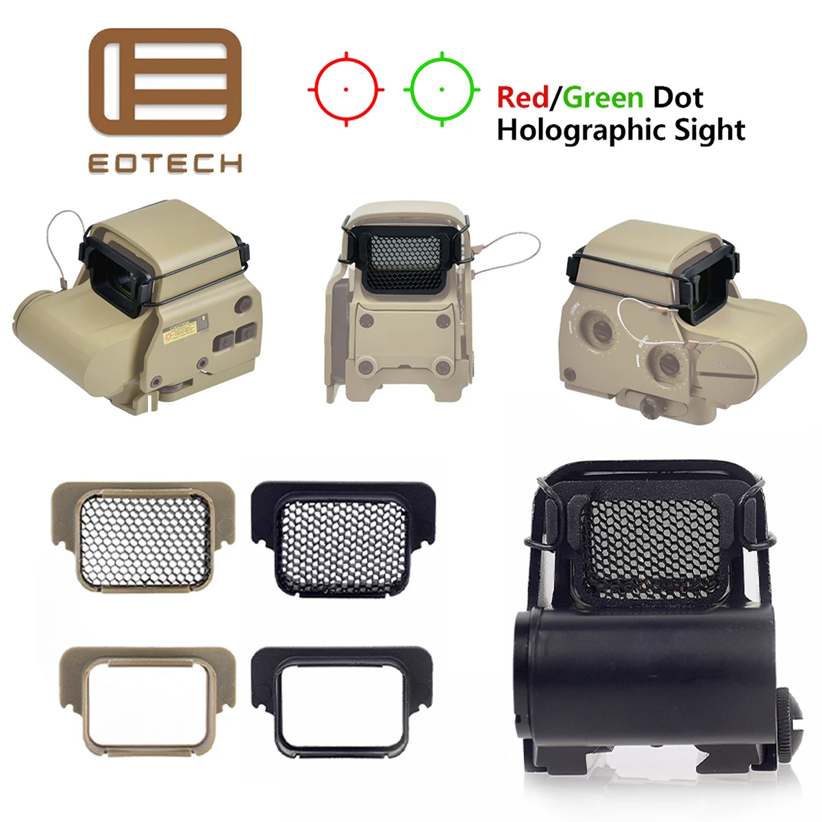Tactical EOTECH 558 EXPS3 Killflash Optical Scope Protective Cover Holographic Red Dot Sight Kill Flash Hunting Accessories