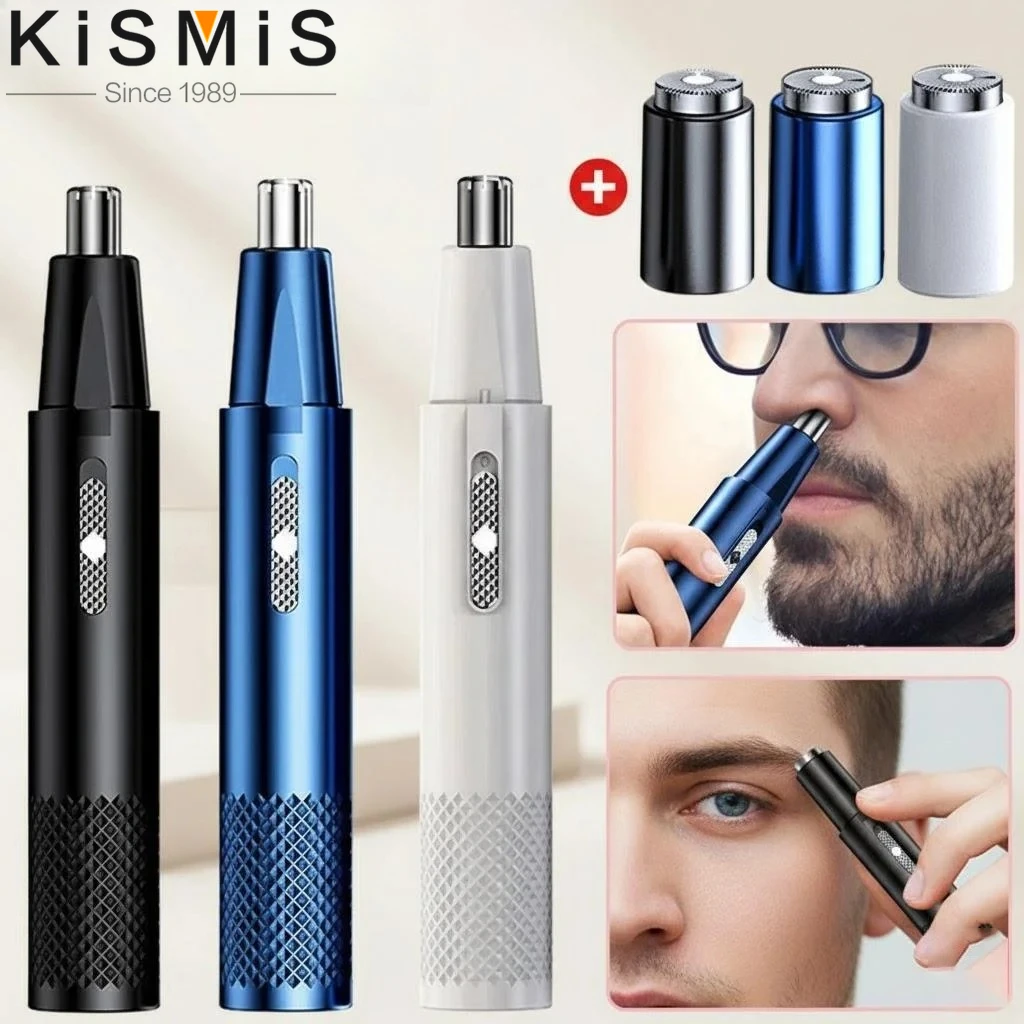 

Электрическая бритва 2-в-1 для мужчин и женщин, триммер для усов и волос в носу, мини-бритва, инструмент для ухода за волосами