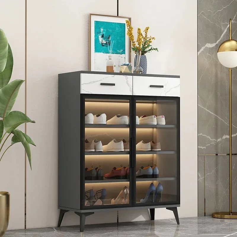 Transparent Accent Shoe Cabinets Closet Display Living Room Safe Shoe Cabinets Modern Storage Sapateira Chinese Style Furniture