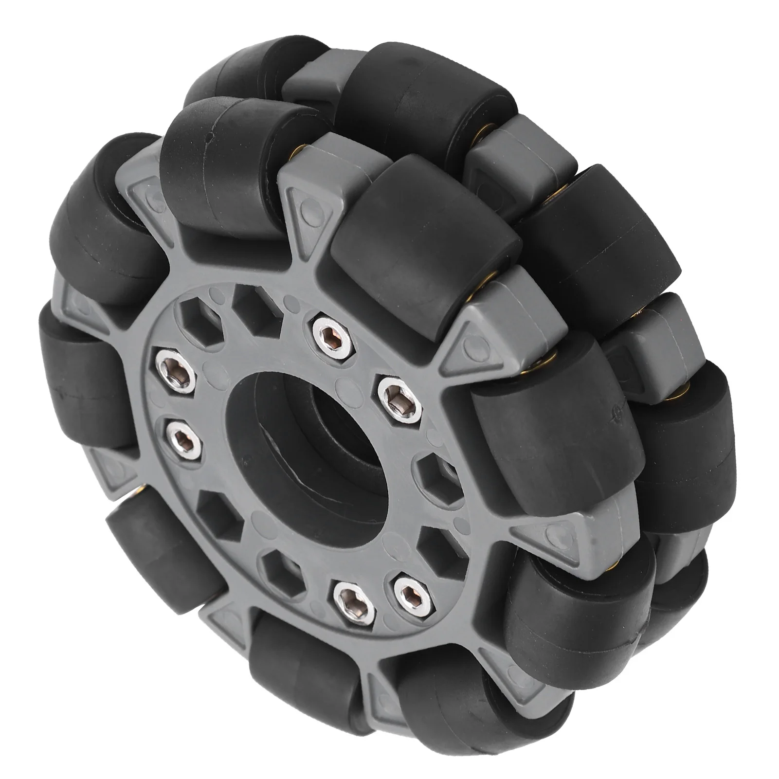 100mm Double Plastic Omni Directional Wheel Loading 20KG for Platform Robotic Kit 14049