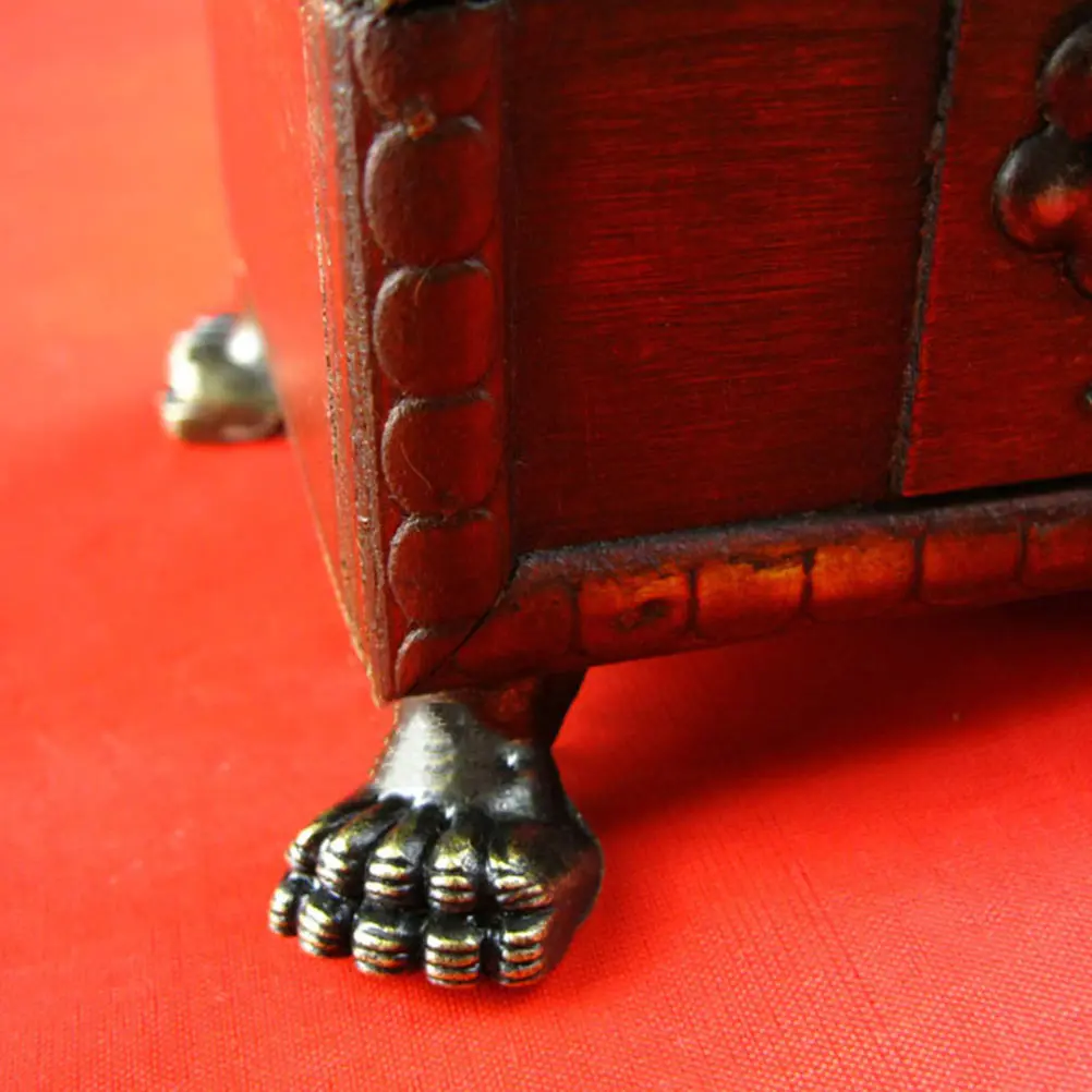 

10pcs Tiger Claw Feet Zinc Alloy Box Corner Protection Furniture Accessories Wood Cases Legs Jewelry Boxes Elegant Shape